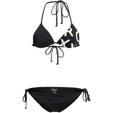 Bild Beach Classics Tie Side - Triangle-Bikini-Set für Frauen Schwarz
