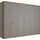 Drehtürenschrank Göteborg 295,2 x 216 x 58 cm Grau