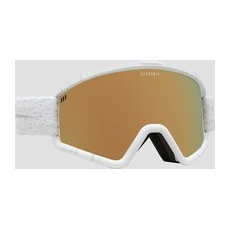 Electric HEX (Invert) Matte Speckled White Goggle gold chrome, weiss, Uni