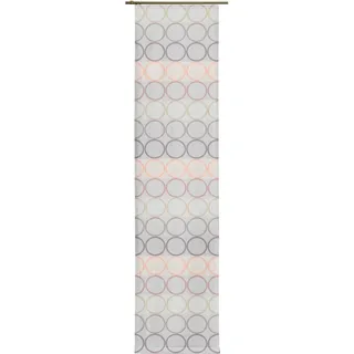 Schiebegardine WIRTH "Zirbello" Gr. 3, rosa (rosé), B:60cm H:225cm, Jacquard, Baumwolle, Polyester, Gardinen, Schiebegardine