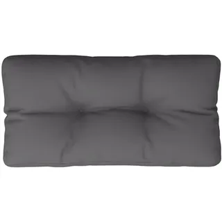 vidaXL Palettenkissen Anthrazit 80x40x12 cm Stoff