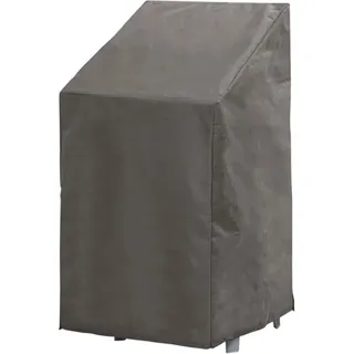 Perel Garten-Schutzhülle für Stapelsessel 66 x 66 x 128 cm Grau