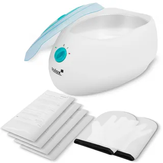 Pulox Paraffinbad - Wachsbad zum Schmelzen von Paraffinwachs + 4x Paraffin Wachs