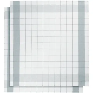 De Witte Lietaer 200064 2er Pack Geschirrtuch Leinen/Baumwolle, Blau, 68 x 68 cm, blau, 68x68 cm