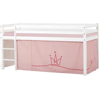 Hoppekids Hochbett ECO Dream 70 x 160 cm Kiefer massiv rosa
