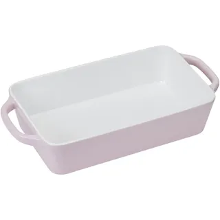 RESTO Kitchenware RESTO Auflaufform »Fornax Backform Groß Hoher Rand Lasagneform Antihaftbeschichtet«, Keramik, (1 St.), Rechteckig aus Keramik, rosa, in 2 Größen, für Brot, Lasagne, Brownie rosa