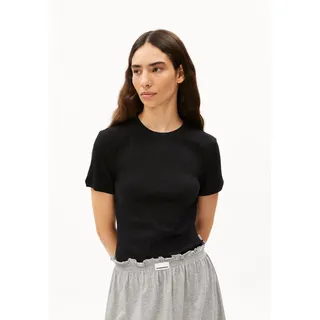MAHERAA | T-Shirt aus Bio-Baumwolle - schwarz (L)