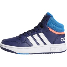 Bild Hoops Mid Shoes Basketball Shoe, Dark Blue/Blue Rush/Turbo, 38 2/3 EU