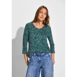 Cecil Damen B321912 Bedruckte Tunika, fir Green, 42