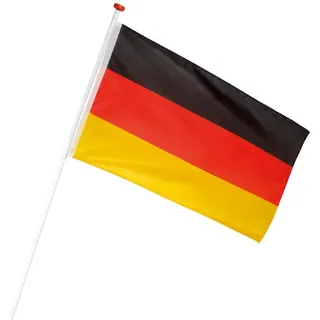 Boland 62110 - Dekorationsfahne Deutschland, Größe 90 x 150 cm, Germany, Nationalflagge, Polyester, Banner, Wanddekoration, Fußball, Weltmeisterschaft, Europameisterschaft