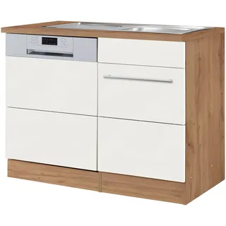 kochstation Spülenschrank KS-Wien 110 x 60 x 85 cm Weiß