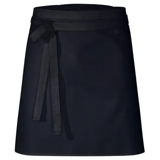 DESERMO 5er Set Premium Schürze 50x80cm (LxB) | Hochwertige Kochschürze-Damen-Herren aus Baumwollmischung | Bequeme Kellnerschürze schützt beim Kochen, Backen | Stoffgewicht 220g/m2 (Schwarz)