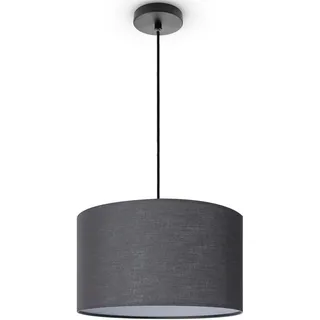 Paco Home Hugo Uni Color 1-flg. Ø 38 cm schwarz