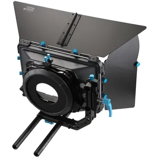FOTGA DP3000 M3 DSLR Swing Away Matte Box Kit mit Universal-Objektiv-Donut-Set für alle Kamera-Rigs mit 15-mm-Stangen-Systemen