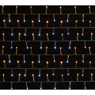 Weihnachtsbeleuchtung 2000 LED Warmes Weiß & Weiß Mix Baum 50M Timer Innen Außen