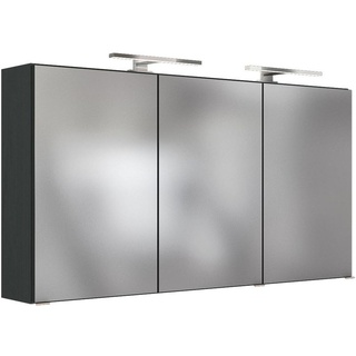 Held Spiegelschrank , Metall , 6 Fächer , 120x66x20 cm , Made in Germany , Typenauswahl, individuell planbar , Badezimmer, Badmöbelsets & -serien, Badmöbelserien