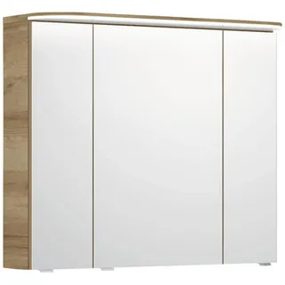 Pelipal Spiegelschrank , Eichefarben , Metall , 6 Fächer , 85.2x72.3x17 cm , Made in Germany , Typenauswahl, Soft-Close-System , Badezimmer, Badmöbelsets & Badmöbelserien, Badmöbelserien