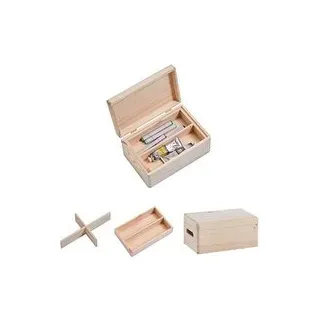 Zeller Aufbewahrungsboxen-Set braun, 1 Set
