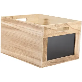 Securit Holzbox Tablecaddy mit 2 Kreidetafelflächen - Bunt