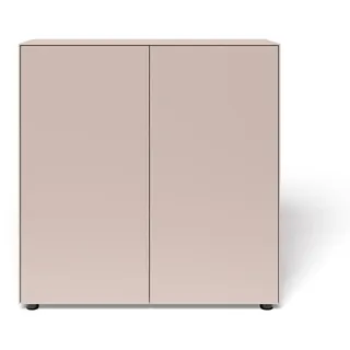 Container mit 2 Türen Connect rosa, Designer form1, 100x102x48 cm