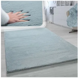 Paco Home Rabbit 780 Fellteppich 150 x 170 cm blau
