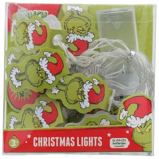 Totum Lichterkette LED Batterie Grinch 0,0 m Grün