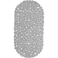 Bild Badewannenmatte Steinoptik, rutschfeste Badeeinlage mit Saugnäpfen, waschbare Rutschmatte, 36 x 68 cm,