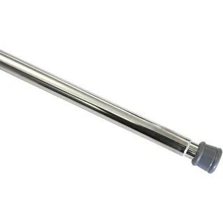 GARDINIA Vorhangstange 1-läufig Ø 26 mm 125 - 220 cm Nickel-Optik