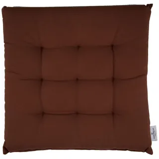 Tom Tailor Sitzkissen MIT 9 Punkt-Steppung Dove , Dunkelbraun , Textil , 40x5x40 cm , Oeko-Tex® Standard 100 , Heimtextilien, Wohntextilien, Sitzkissen
