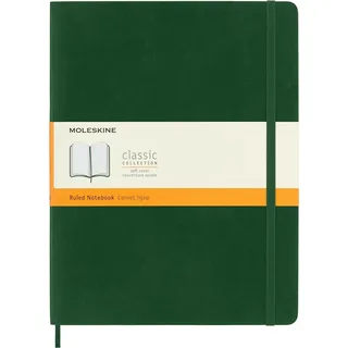 Moleskine Notizbuch liniert XL 19 x 25 cm Myrtengrün