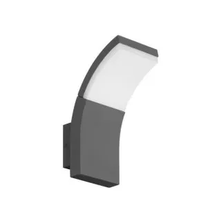 Brumberg 65113103 LED-Wandanbauleuchte 230 V AC, 50 Hz, 6 W, 3.000 K, graphit struktur, IP54, sch