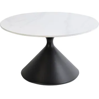 Beliani Haiwee Schwarz Weiß Sinterstein 72 x 42 cm