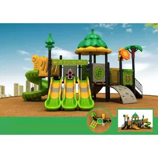 Spielturm mit Rutsche Kletterturm Spielhaus Spielplatz Kletter Gerüst
