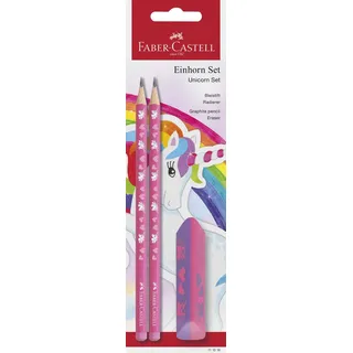 Faber-Castell Einhorn Bleistift-Set HB 2 St. Pink