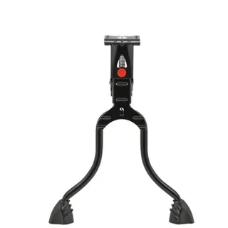 HEBIE Unisex – Erwachsene REX Zweibeinständer schwarz, 32cm