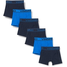 Vingino Jungen Boys (3-Pack) Boxer Shorts, Multicolor Blue, 14 Jahre EU