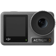 DJI Action 3 Standard Action Cam 4K, Ultra HD, WLAN, Dual-Display, Wasserfest, Touch-Screen, Zeitlu
