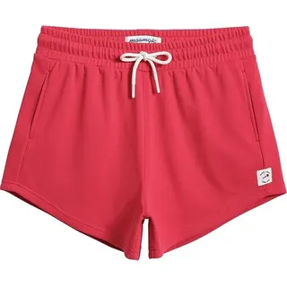 MaaMgic Damen Kurzer Trainingsanzug Shorts Rot L - Rot