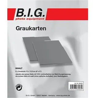 B.I.G. Graukarten-Set 2St. 2x 10x12cm