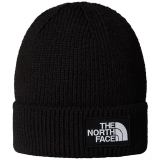 The North Face Unisex Logo Box Cuffed Mütze, TNF Black, One Size