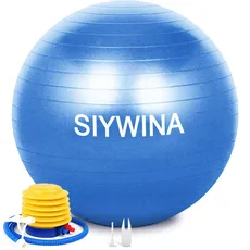 SIYWINA Gymnastikball Sitzball Dicker Anti-Burst Schwangere Yoga Pilates Ball Fitnessball mit Ball Pumpe