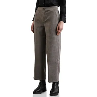 STREET ONE Karierte Wide Leg Hose