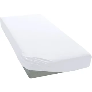 bellana Spannbettlaken Frottee 140 x 200 cm weiß