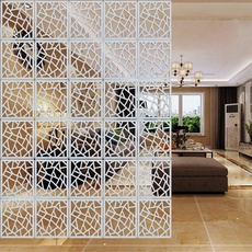 ZPONEED 24 Stück Hängende Raumteiler Hängende Bildschirm Panel Wandpaneele für Home Hotel Bar Dekoration (Pattern B)