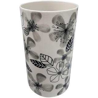 Ambia Home VASE Schwarz, Weiß - 24.5 cm