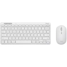 Bild von Lyra Multi-Device Wireless Keyboard & Mouse Set, weiß, USB/Bluetooth, DE (25075)