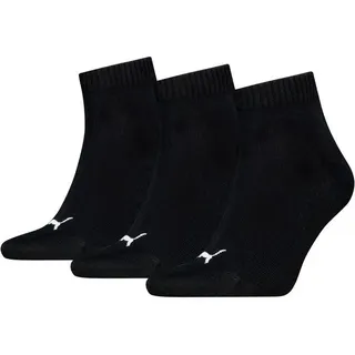 Puma Quarter Socken 3 Paar Schwarz 47-49