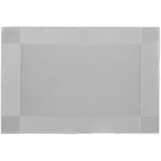 douceur d'intérieur Tischset, Polyvinylchlorid, Silber, 30 x 45 cm