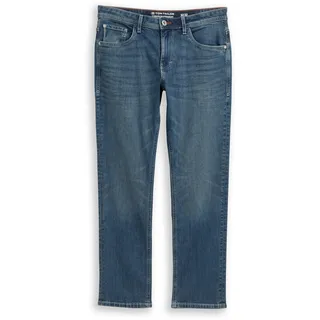 Tom Tailor Marvin Straight Fit Used Mid Stone Blau 32/32