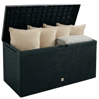 Prosperplast Auflagenbox Kunststoff Kissenbox 290L Gerätetruhe Kiste Gartentruhe